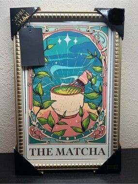 NEW Sapna Shah ‘The Matcha’ Tarot Card Framed Wall Art Decor